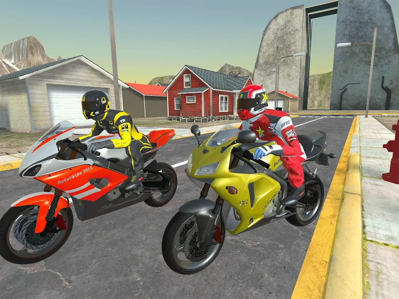 Moto bike Driving: Mega Ramp — Взломанная версия (Безлимитные деньги и всё открыто) — скриншот 2