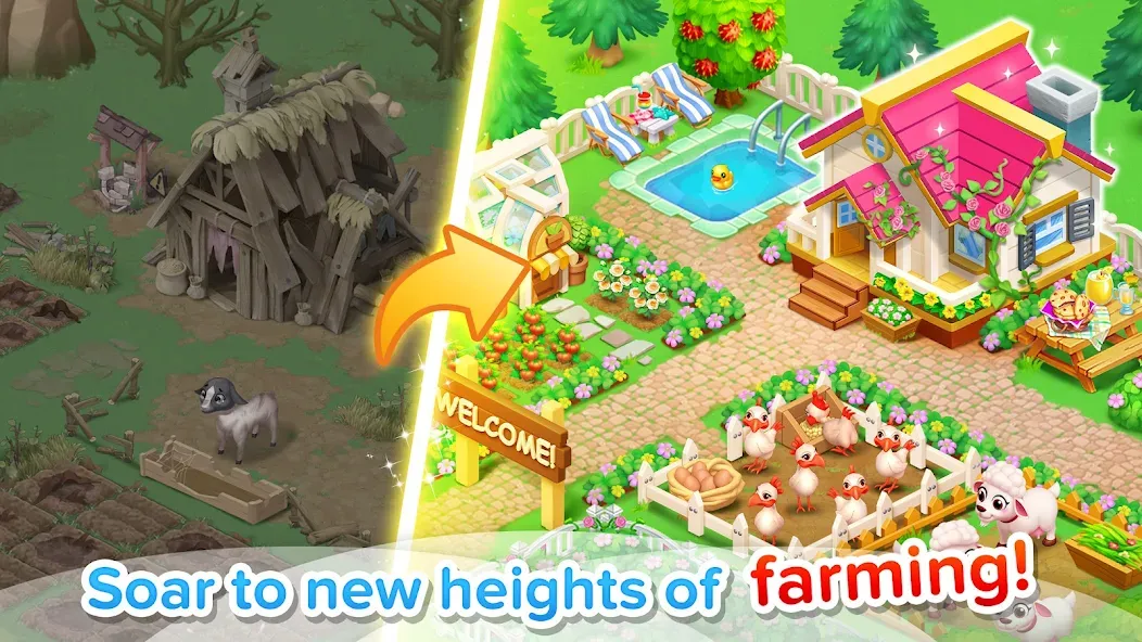 Скачать Family Farm Seaside — Последняя версия (Безлимитные монеты и ресурсы) — скриншот 4