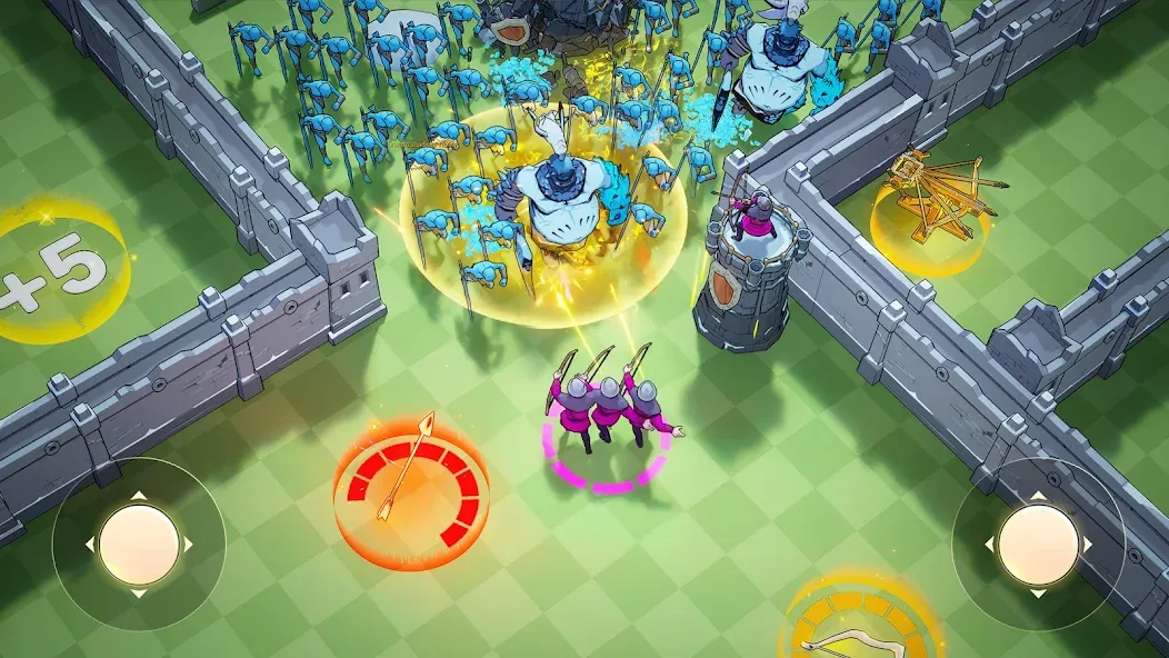 Frost & Flame: King of Avalon на Андроид — Безлимитные ресурсы и ускорение — скриншот 4