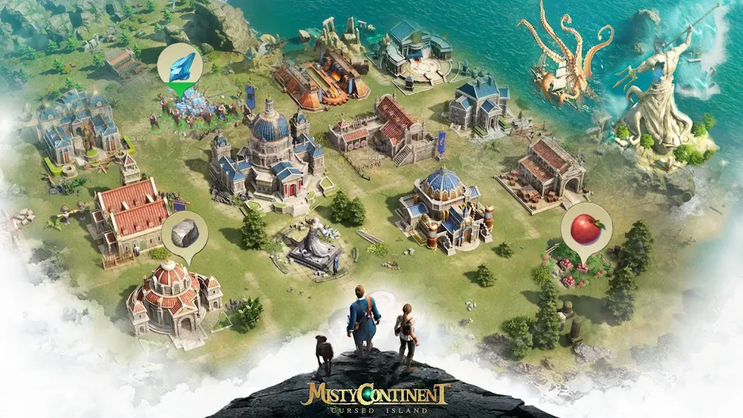 Misty Continent: Cursed Island MOD — Безлимитные ресурсы и энергия на Андроид — скриншот 1