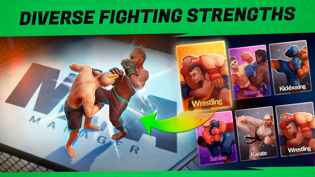 Скачать MMA Manager 2: Ultimate Fight на телефон — Безлимитные деньги и энергия — скриншот 4