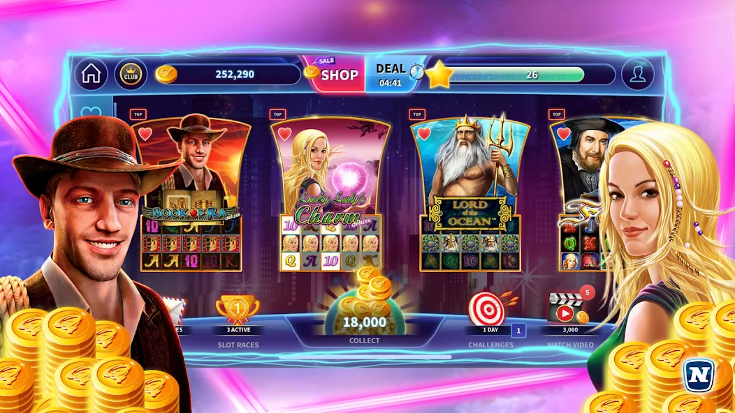 GameTwist Vegas Casino Slots MOD — Безлимитные монеты и бонусы на Андроид — скриншот 1