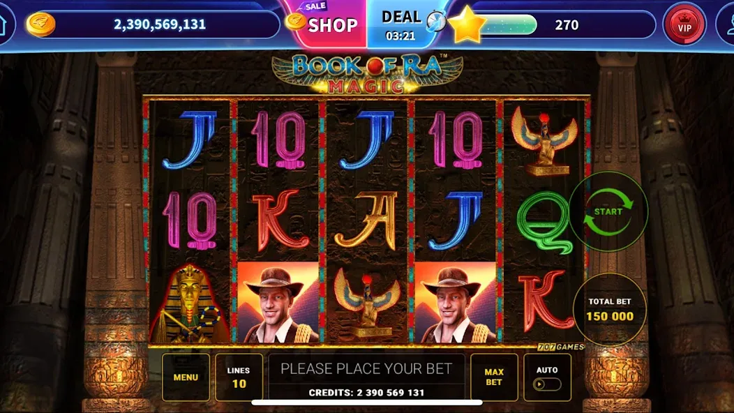 Book of Ra™ Deluxe Slot (Мод Безлимитные монеты и бонусы) — скриншот 5