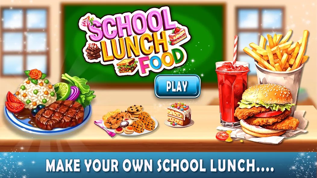 Скачать Lunch Box cooking Games 2023 — Модификация Безлимитные деньги и все рецепты открыты — скриншот 4