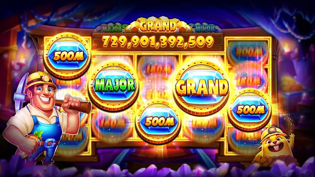 Jackpot Wins - Slots Casino на Андроид — Мод Безлимитные монеты и джекпоты — скриншот 2 Jackpot Wins - Slots Casino на Андроид — Мод Безлимитные монеты и джекпоты — скриншот 2
