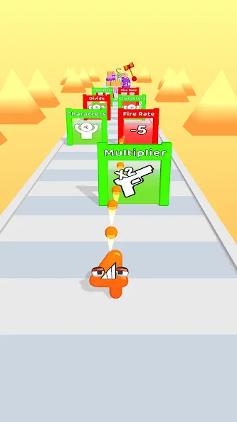 Merge Number Run (Мод Безлимитные деньги и все уровни) — скриншот 2