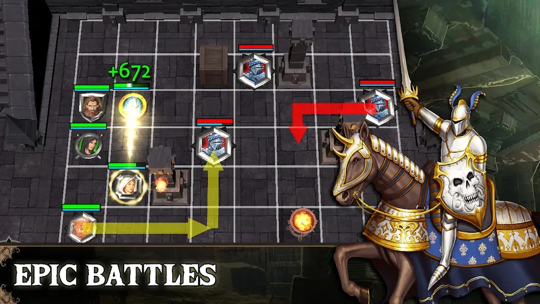 Скачать Demon God: Turn-Based Strategy MOD APK — Безлимитные ресурсы и усиленные герои — скриншот 1