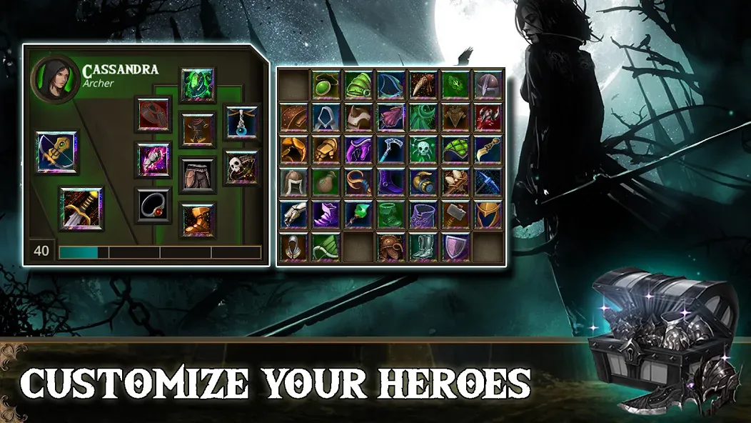 Скачать Demon God: Turn-Based Strategy MOD APK — Безлимитные ресурсы и усиленные герои — скриншот 5
