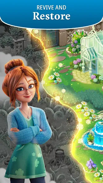 Merge Gardens Mod APK Много денег и энергии — Скачать на Андроид — скриншот 2 Merge Gardens Mod APK Много денег и энергии — Скачать на Андроид — скриншот 2