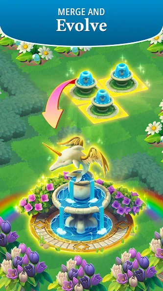 Merge Gardens Mod APK Много денег и энергии — Скачать на Андроид — скриншот 3 Merge Gardens Mod APK Много денег и энергии — Скачать на Андроид — скриншот 3