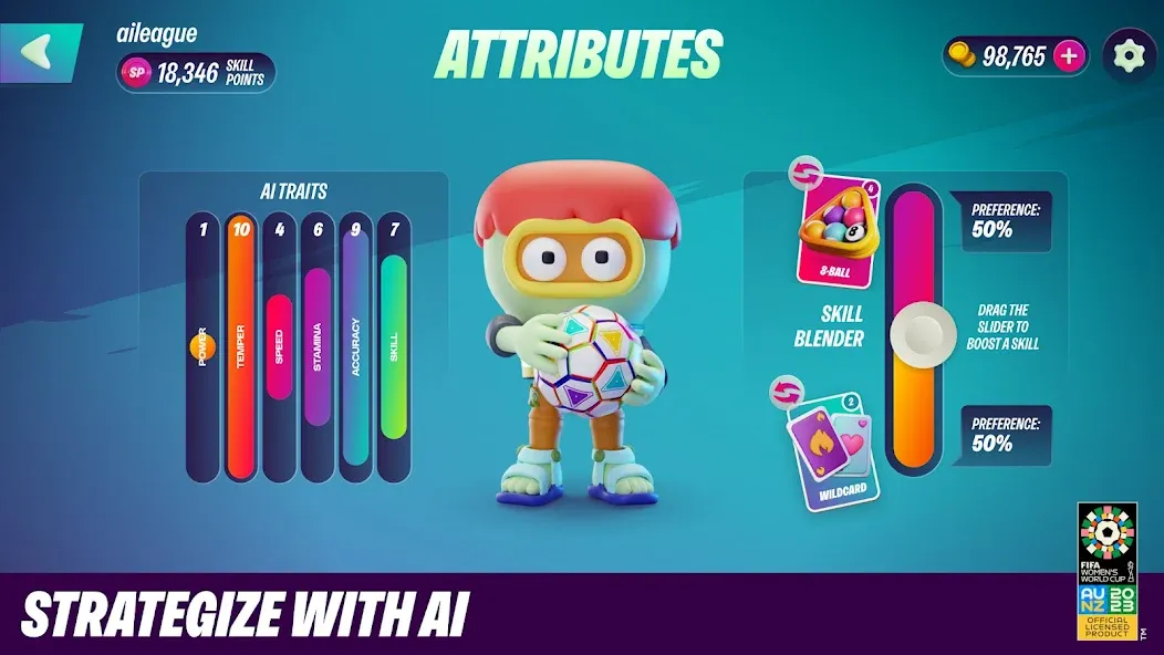 Взлом FIFA World Cup AI League — Безлимитные монеты и энергия — скриншот 3