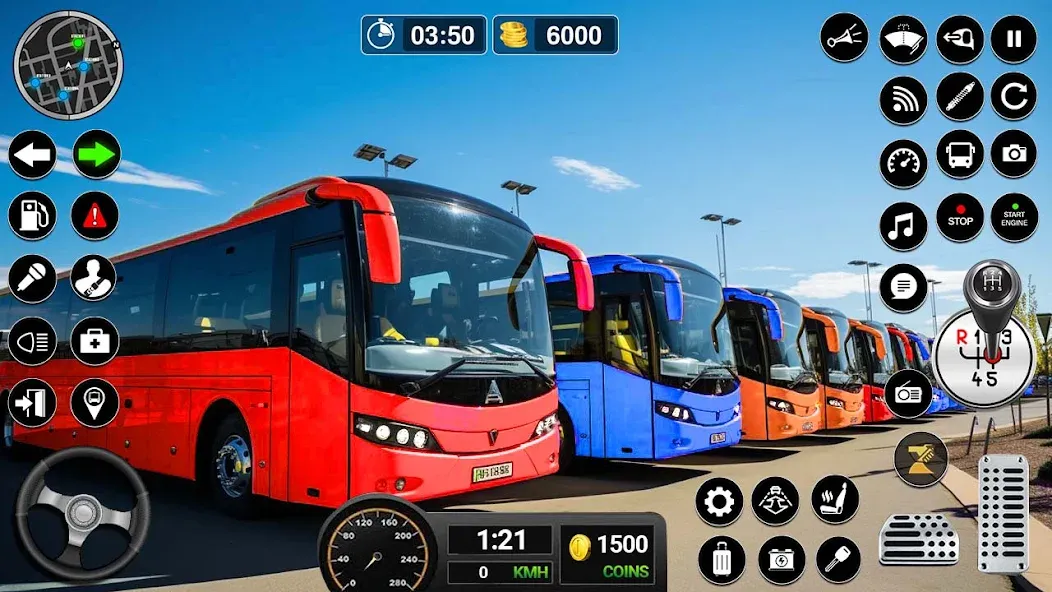Bus Simulator Game: Coach Game на Андроид — Мод Безлимитные деньги и топливо — скриншот 1