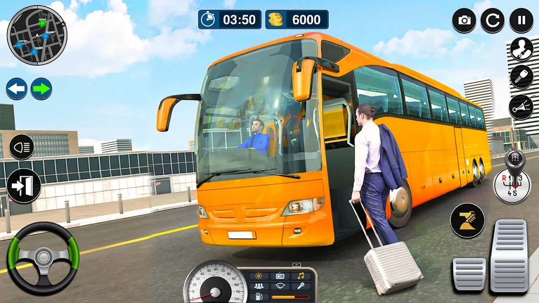 Bus Simulator Game: Coach Game на Андроид — Мод Безлимитные деньги и топливо — скриншот 2