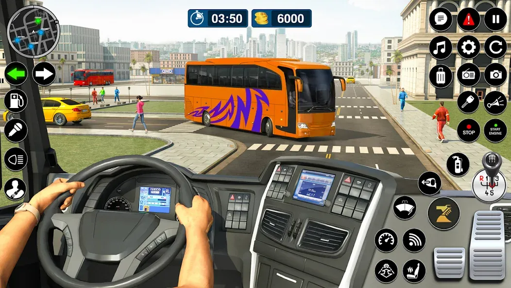 Bus Simulator Game: Coach Game на Андроид — Мод Безлимитные деньги и топливо — скриншот 5