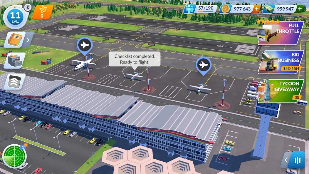 Transport Manager: Idle Tycoon — Мод: Безлимитные деньги и топливо — скриншот 1