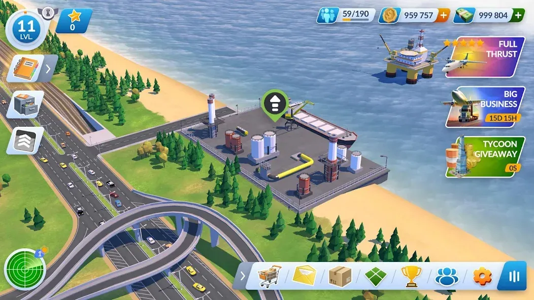 Transport Manager: Idle Tycoon — Мод: Безлимитные деньги и топливо — скриншот 3