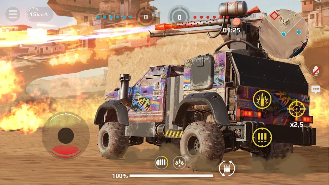 Crossout Mobile - PvP Action — Взломанная версия (Много денег и мощное оружие) — скриншот 2