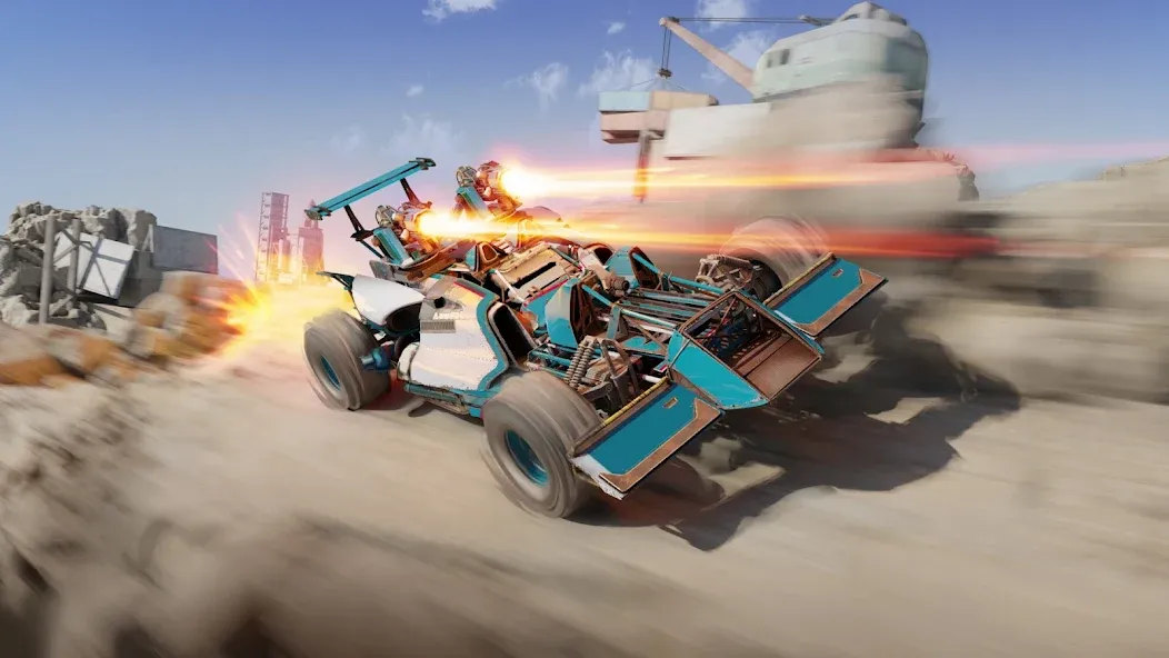 Crossout Mobile - PvP Action — Взломанная версия (Много денег и мощное оружие) — скриншот 3