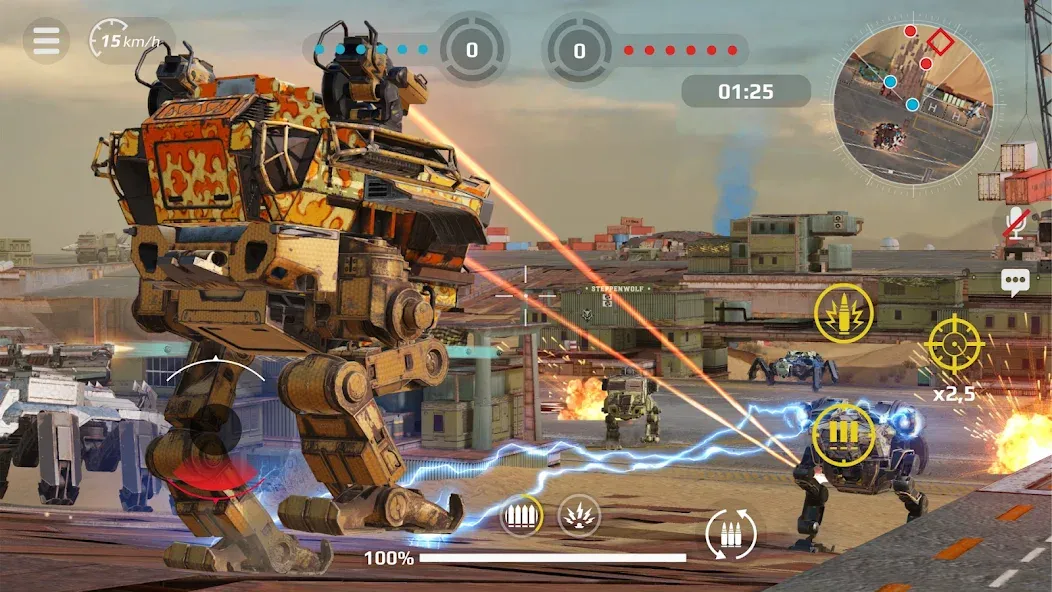 Crossout Mobile - PvP Action — Взломанная версия (Много денег и мощное оружие) — скриншот 4