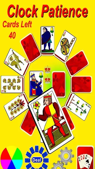 Взлом Clock Patience Solitaire — Подсказки и безлимитные ходы — скриншот 3