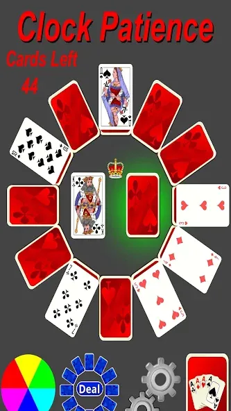 Взлом Clock Patience Solitaire — Подсказки и безлимитные ходы — скриншот 4