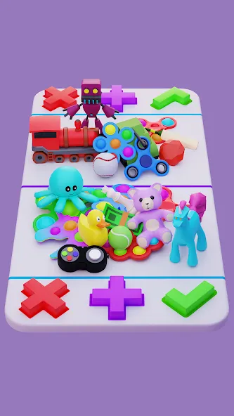 Fidget Trading - Poppit Game MOD APK — Без рекламы и бесконечные монеты — скриншот 2