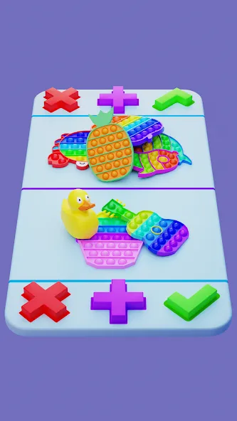 Fidget Trading - Poppit Game MOD APK — Без рекламы и бесконечные монеты — скриншот 3