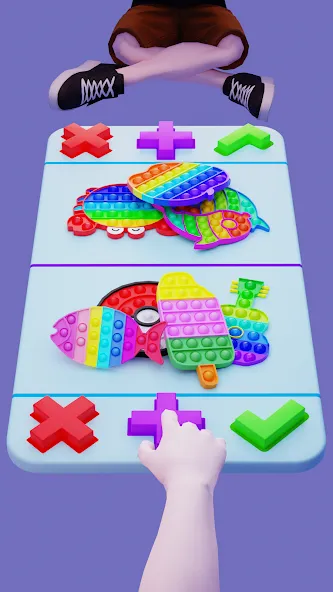 Fidget Trading - Poppit Game MOD APK — Без рекламы и бесконечные монеты — скриншот 4