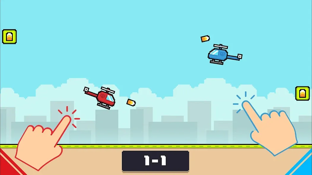 Скачать взломанную Mini Arcade - Two player games — Много мини-игр для двоих — скриншот 3