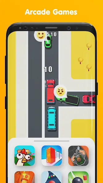 Скачать взломанную Mini Arcade - Two player games — Много мини-игр для двоих — скриншот 5