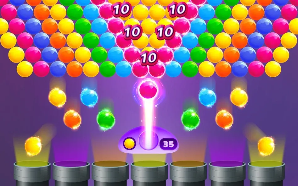 Action Bubble Game — Безлимитные жизни и монеты — скриншот 1 Action Bubble Game — Безлимитные жизни и монеты — скриншот 1