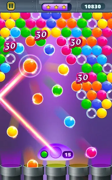Action Bubble Game — Безлимитные жизни и монеты — скриншот 2 Action Bubble Game — Безлимитные жизни и монеты — скриншот 2