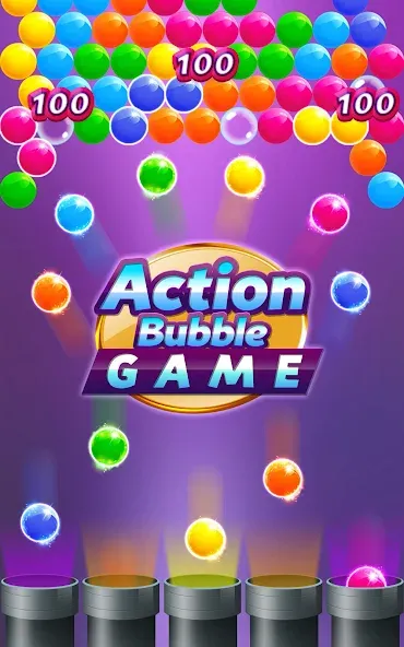Action Bubble Game — Безлимитные жизни и монеты — скриншот 5 Action Bubble Game — Безлимитные жизни и монеты — скриншот 5
