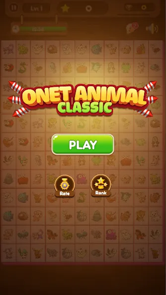 Скачать Onet Connect Animal Game на Андроид — Безлимитные подсказки и отмены ходов — скриншот 1