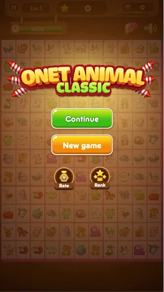 Скачать Onet Connect Animal Game на Андроид — Безлимитные подсказки и отмены ходов — скриншот 4