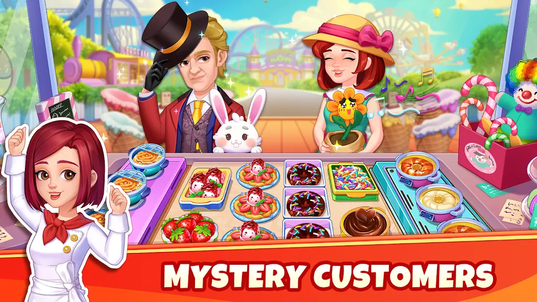 Скачать Cooking Wonder-Restaurant Game — Модификация Безлимитные монеты и алмазы — скриншот 4