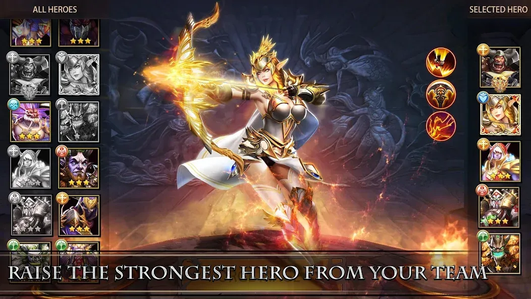 Trials of Heroes: Idle RPG — Мод: Много денег и алмазов — скриншот 1 Trials of Heroes: Idle RPG — Мод: Много денег и алмазов — скриншот 1