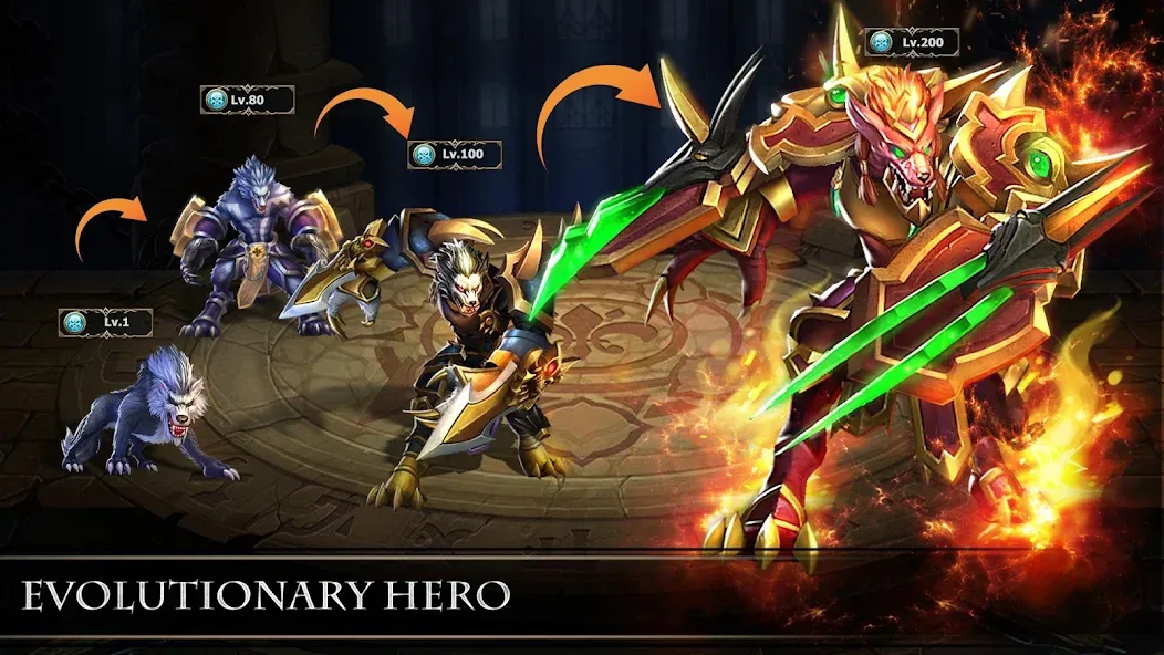 Trials of Heroes: Idle RPG — Мод: Много денег и алмазов — скриншот 3 Trials of Heroes: Idle RPG — Мод: Много денег и алмазов — скриншот 3