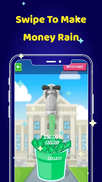 Скачать Money Clicker Game -Money Rain на Андроид — Безлимитные деньги и бустеры — скриншот 4