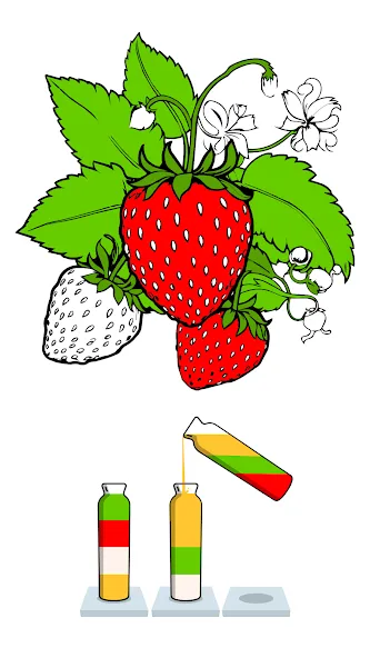 Sort Paint: Water Sort Puzzle — Мод: Безлимитные ходы и подсказки — скриншот 1