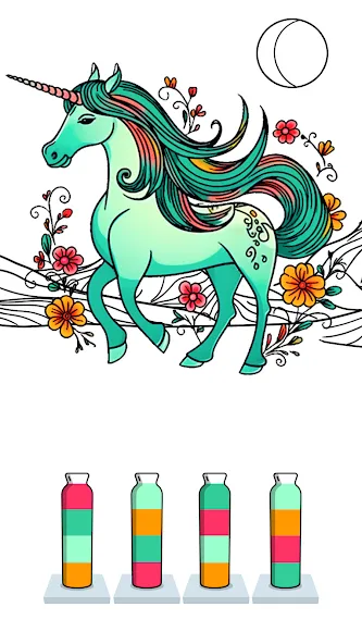 Sort Paint: Water Sort Puzzle — Мод: Безлимитные ходы и подсказки — скриншот 4