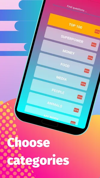 Would You Rather? questions MOD APK на Android — Безлимитные вопросы и все режимы — скриншот 4