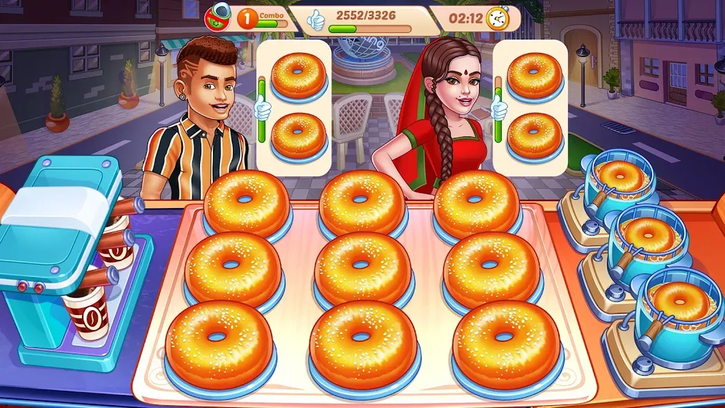 American Cooking Star Games — Взломанная версия (Безлимитные деньги и энергия) — скриншот 1 American Cooking Star Games — Взломанная версия (Безлимитные деньги и энергия) — скриншот 1