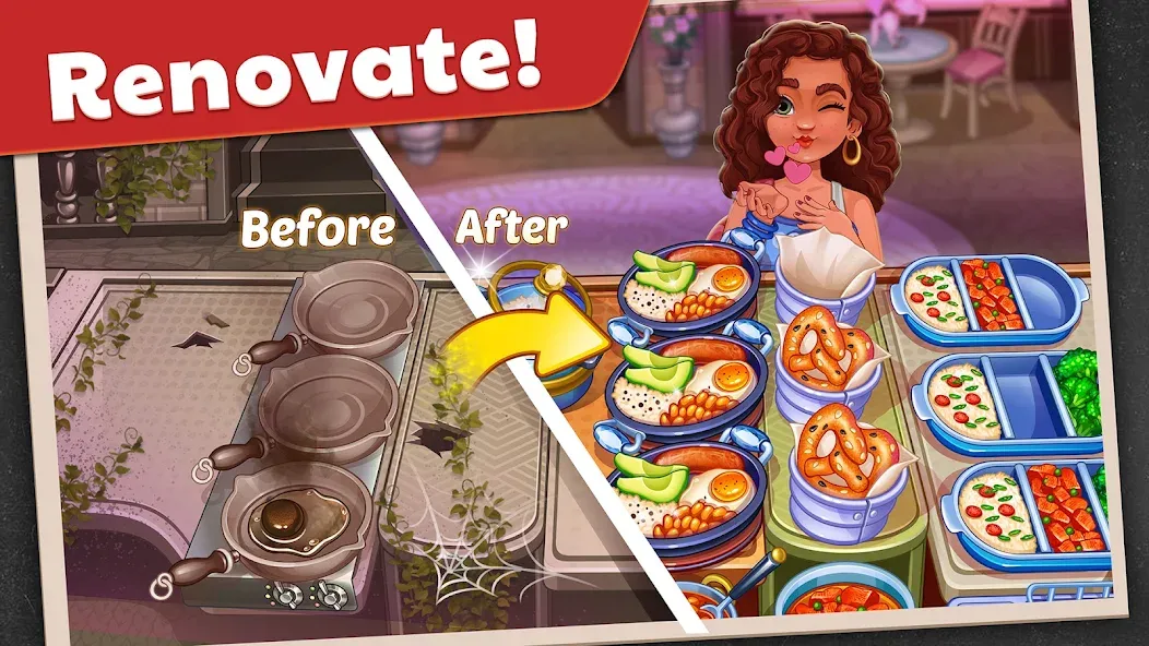 American Cooking Star Games — Взломанная версия (Безлимитные деньги и энергия) — скриншот 2 American Cooking Star Games — Взломанная версия (Безлимитные деньги и энергия) — скриншот 2