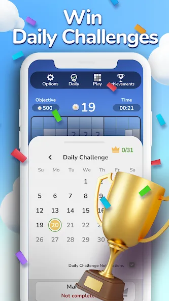 Blodoku MOD APK на Android — Без рекламы и бесконечные подсказки — скриншот 4