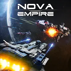 Скачать взломанную Nova Empire: Space Commander — Безлимитные ресурсы и мощный флот
