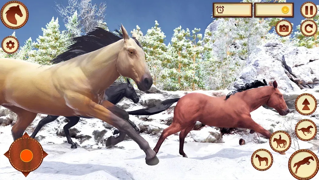 Скачать Virtual Wild Horse Family Sim MOD APK — Безлимитные деньги и ресурсы — скриншот 2 Скачать Virtual Wild Horse Family Sim MOD APK — Безлимитные деньги и ресурсы — скриншот 2