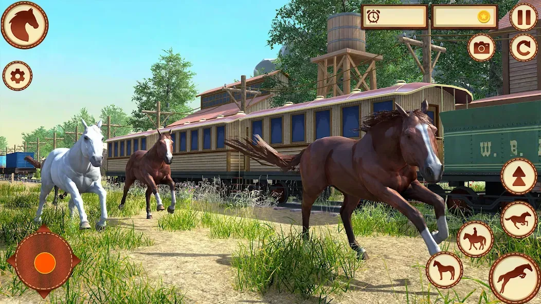 Скачать Virtual Wild Horse Family Sim MOD APK — Безлимитные деньги и ресурсы — скриншот 4 Скачать Virtual Wild Horse Family Sim MOD APK — Безлимитные деньги и ресурсы — скриншот 4