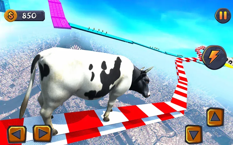 Epic Cow Ramp Rush Run Game на Андроид — Мод Безлимитные монеты и ускоренный бег — скриншот 3