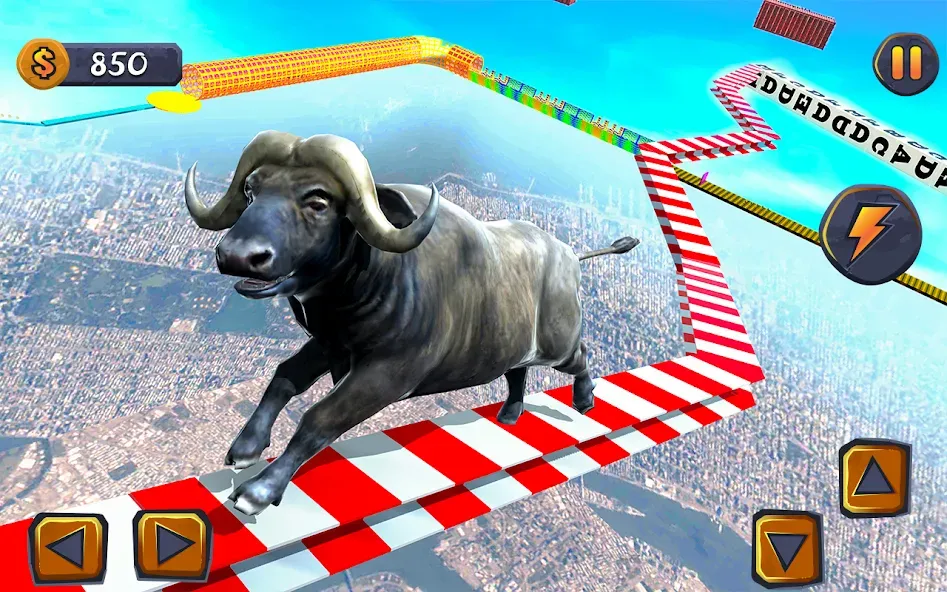 Epic Cow Ramp Rush Run Game на Андроид — Мод Безлимитные монеты и ускоренный бег — скриншот 4